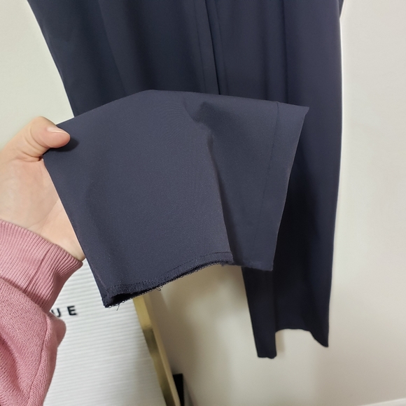 Ben Sherman navy Barrie unhemmed pants - Picture 4 of 5